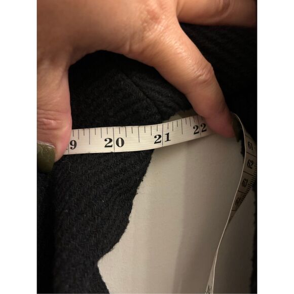 Joe's men's hooded bomber jacket size M Minimalist Casual closet staple wool ble - Picture 7 of 10